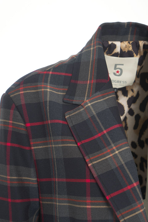 Blazer mit Karomuster