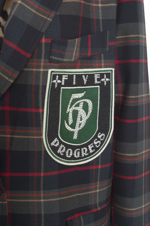 Blazer mit Karomuster