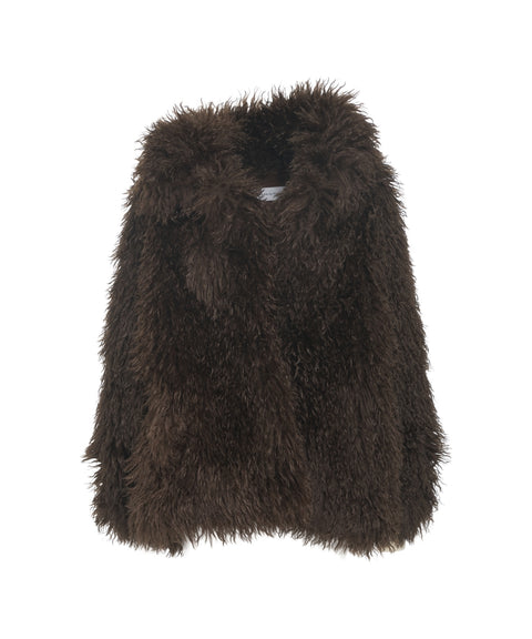 Giacca in ecopelliccia