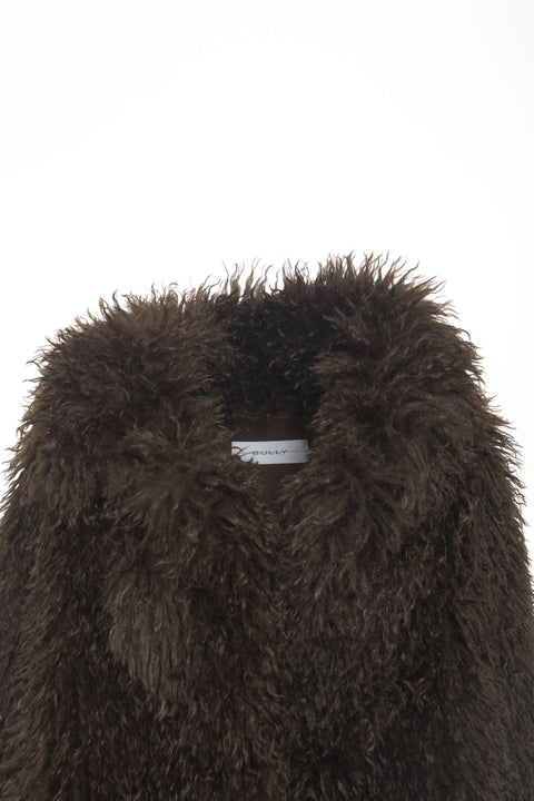 Giacca in ecopelliccia