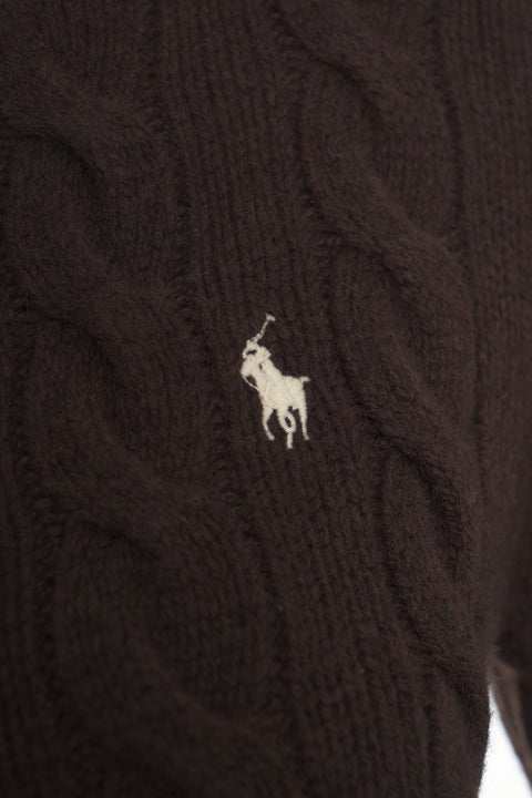 Strickjacke mit Logostickerei