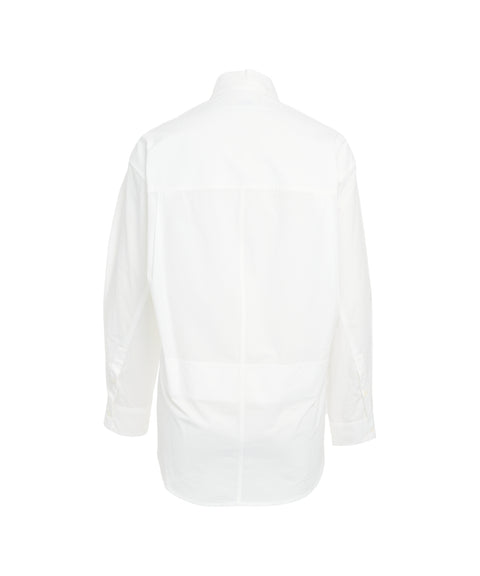 Blusa con colletto button-down
