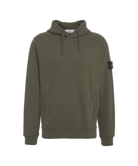 Felpa con cappuccio e logo