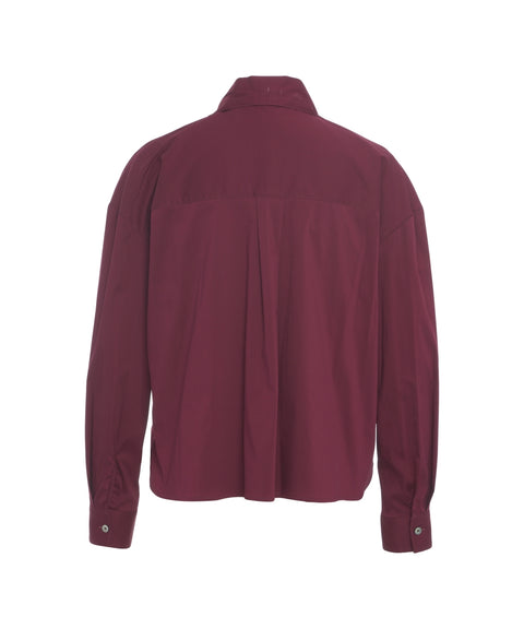 Bluse mit Schleifenkragen