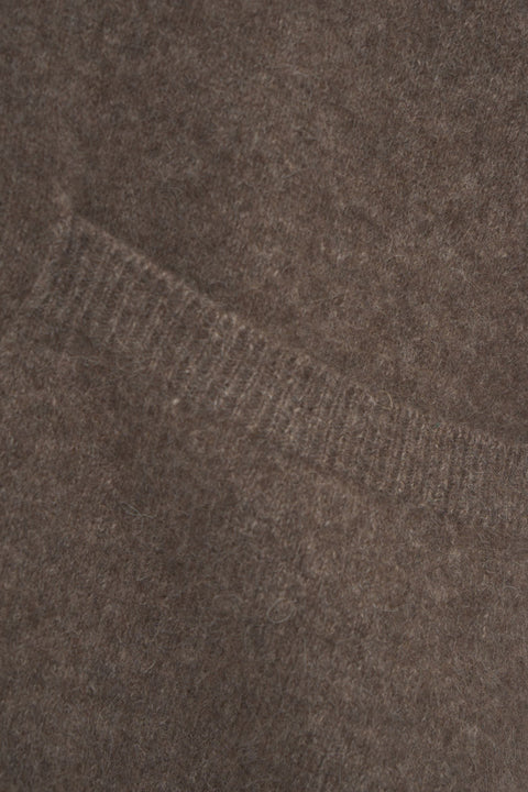 Cardigan in lana di procione
