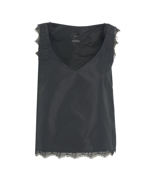 Top con dettagli in pizzo 'Florina'