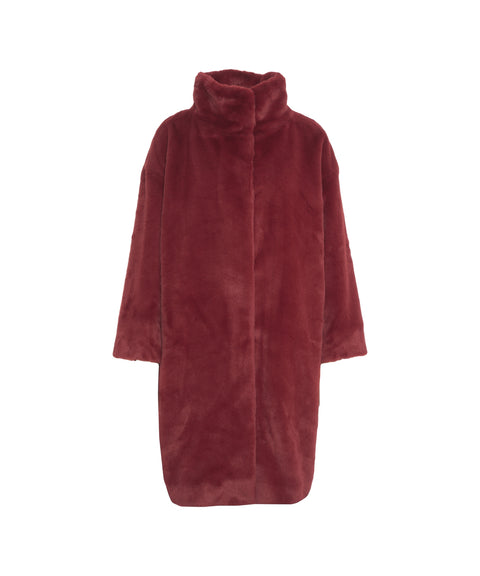 Cappotto in ecopelliccia