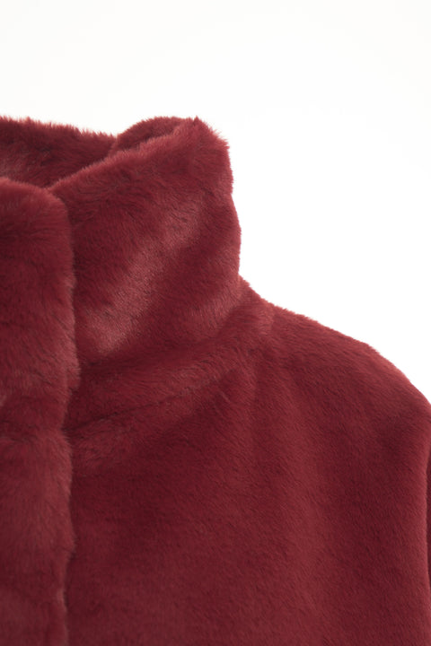 Cappotto in ecopelliccia