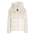 Jacket with faux fur insert