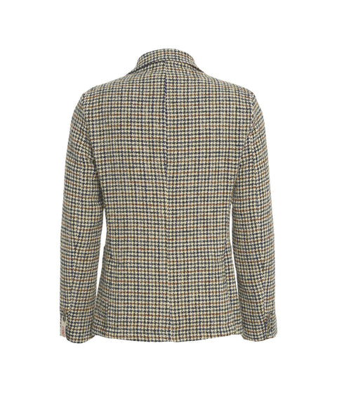 Blazer con motivo pied de poule