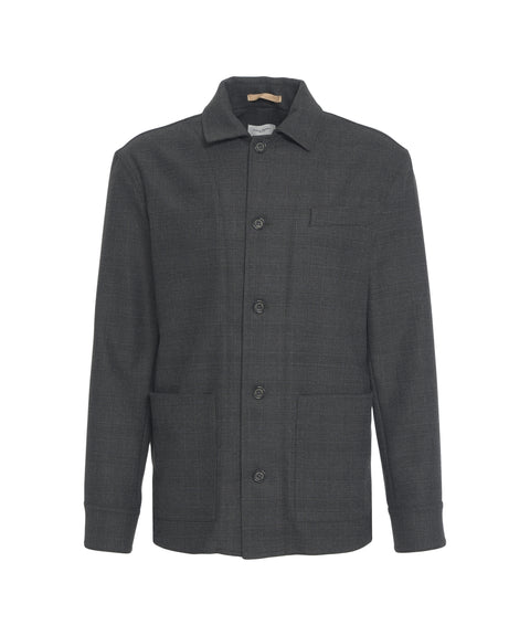 Overshirt in glencheck