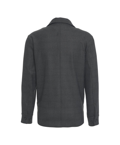 Overshirt in glencheck