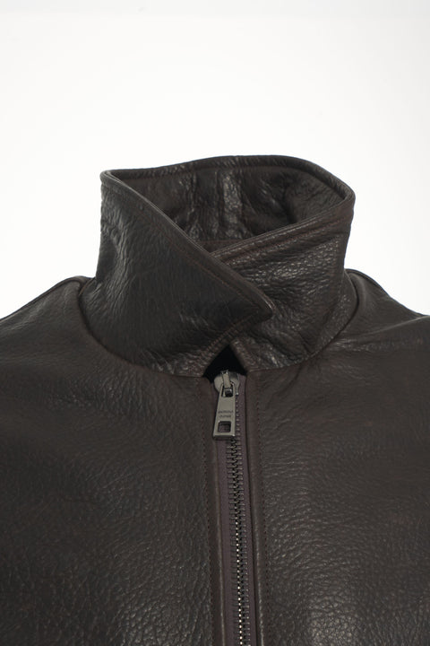 Giacca bomber in nappa