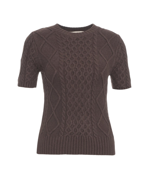 Maglione a maniche corte