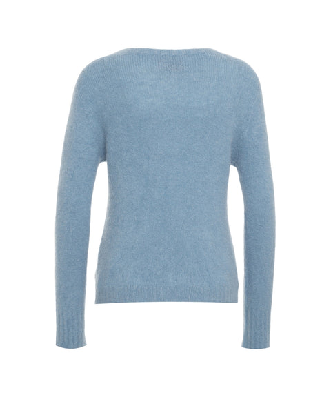 Pullover mit Brosche