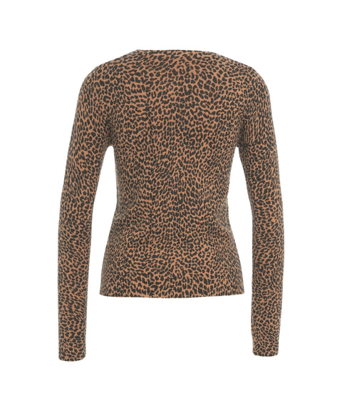 Pullover mit Animal-Print