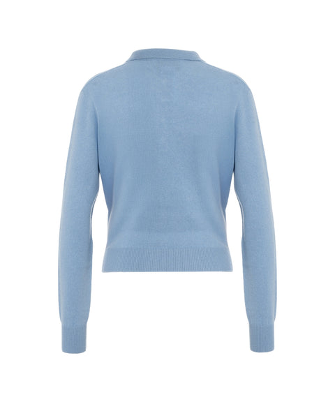 Maglione con colletto polo