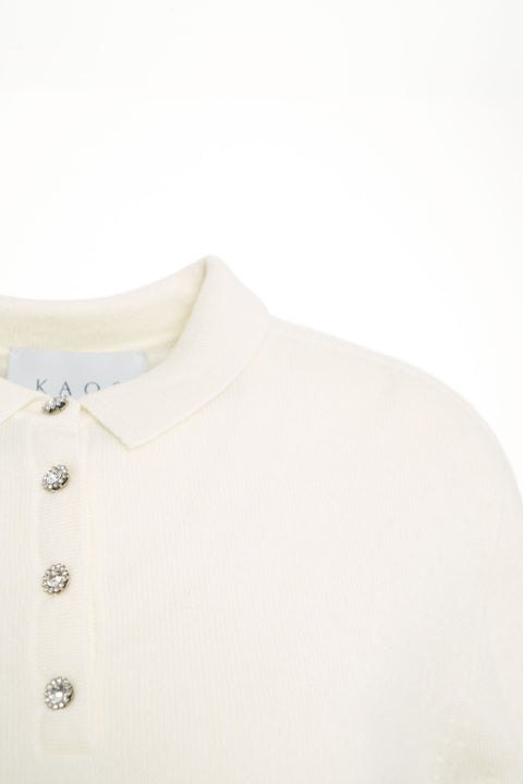 Maglione con colletto polo