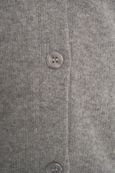 Cardigan con applicazioni