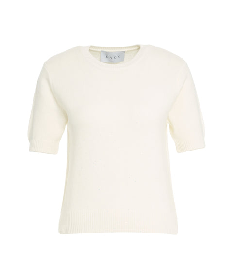 Maglione a maniche corte