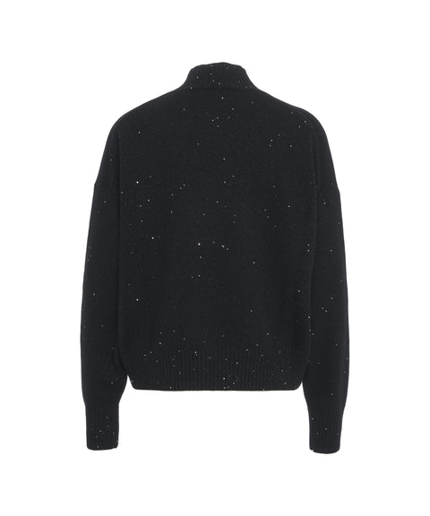 Maglione con strass