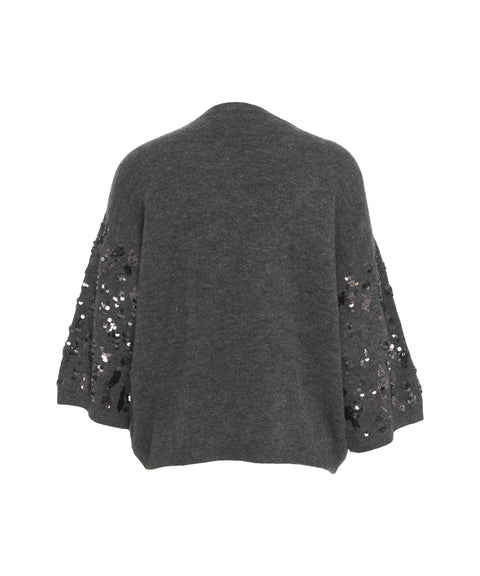 Pullover mit Pailletten