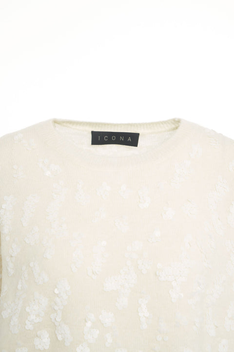 Maglione con paillettes