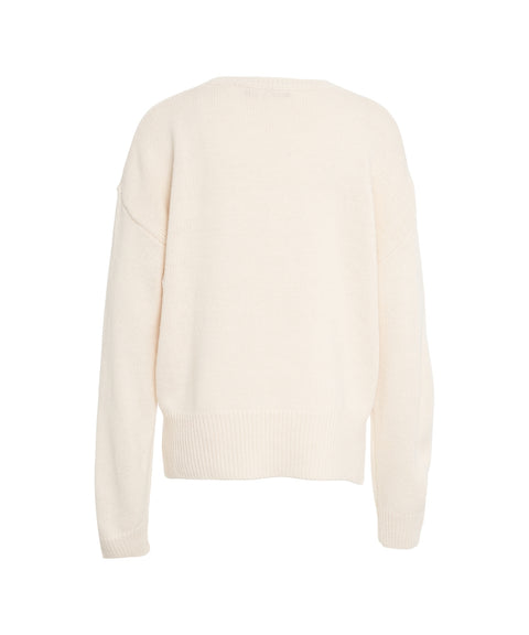 Maglione con motivo a rombi