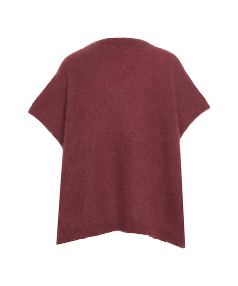Maglia in mohair con scollo a V
