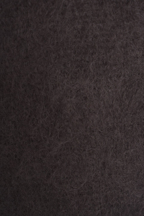 Mohairpullover mit V-Ausschnitt