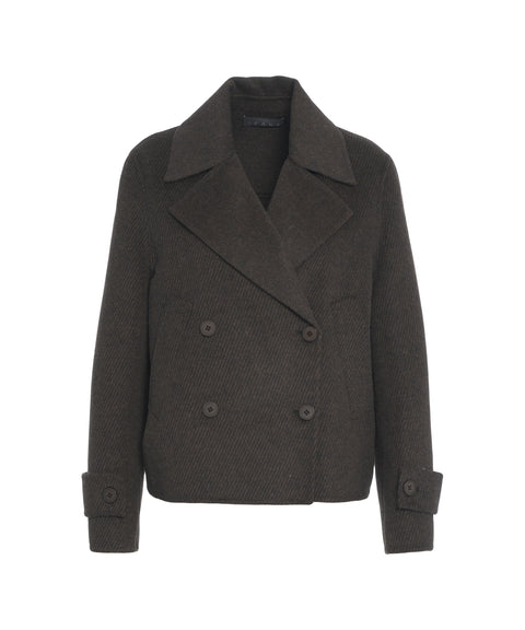 Peacoat aus Wolle