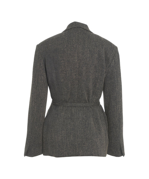 Blazer con cintura in vita