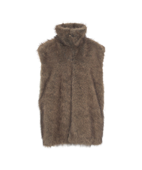 Gilet in ecopelliccia