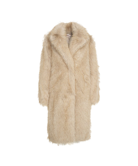 Cappotto in ecopelliccia