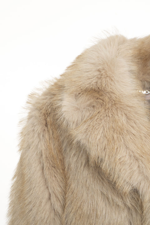 Cappotto in ecopelliccia