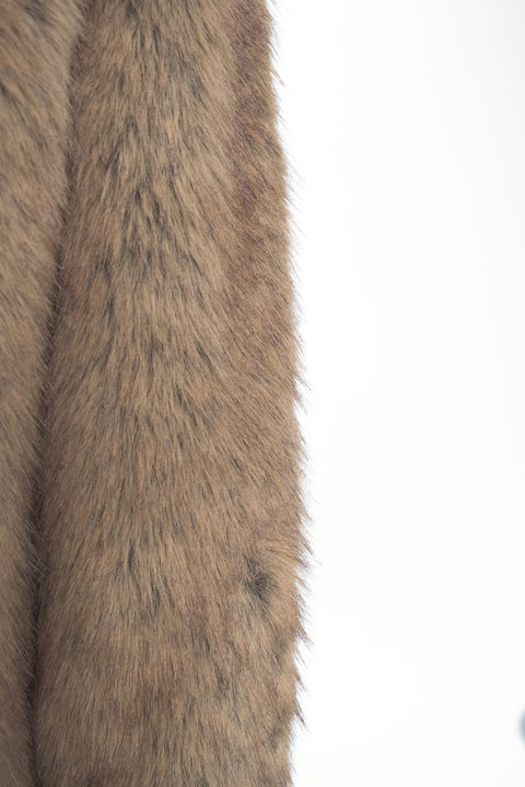 Cappotto in ecopelliccia