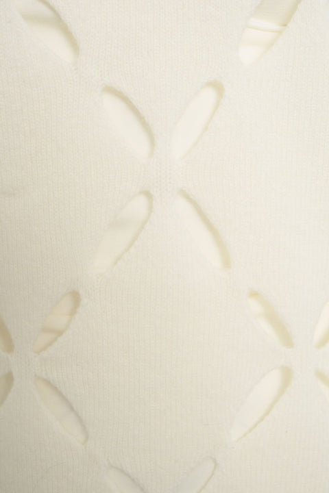 Sweater with cut-outs