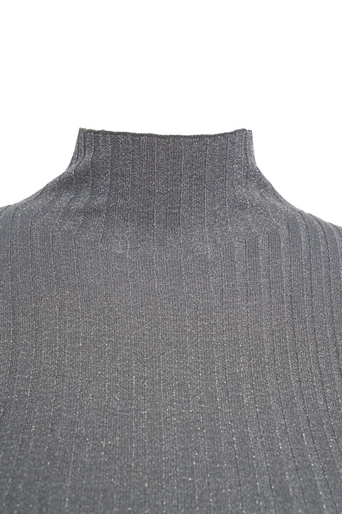 Lurex turtleneck sweater