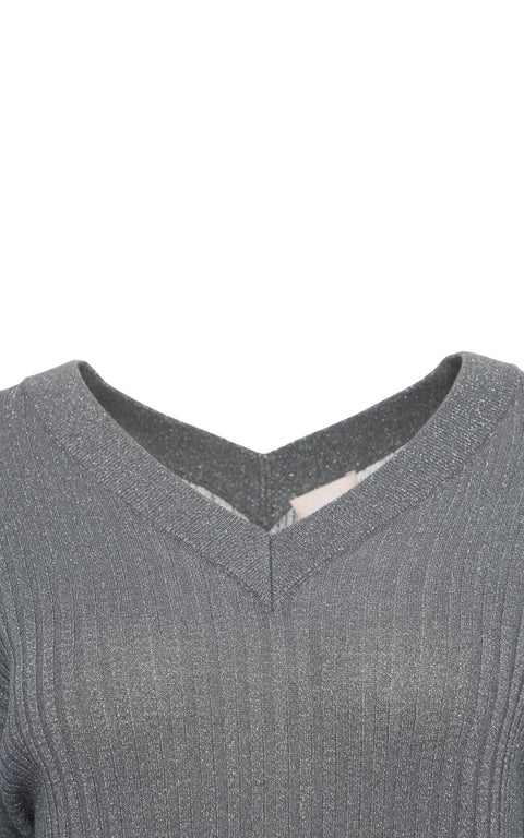 V-neck sweater