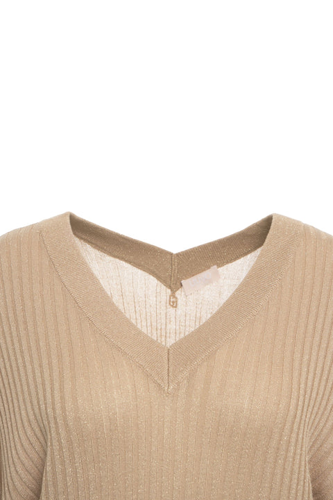 Maglione con scollo a V