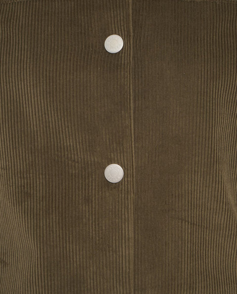 Overshirt in velluto a coste