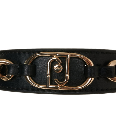 Shoulder bag with chain detail