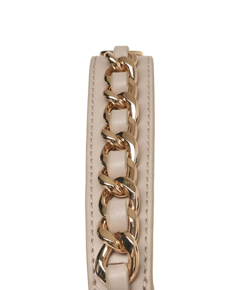 Schultertasche mit Kettenschulterriemen