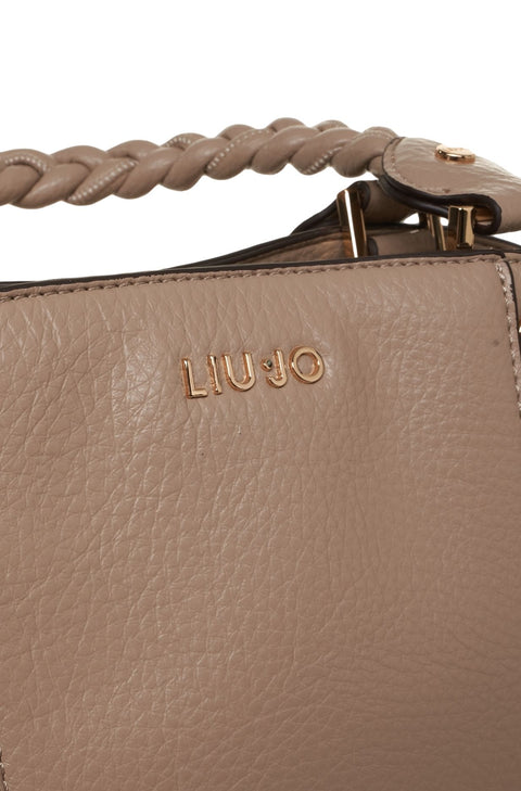 Shopper in pelle martellata 'Fluida'