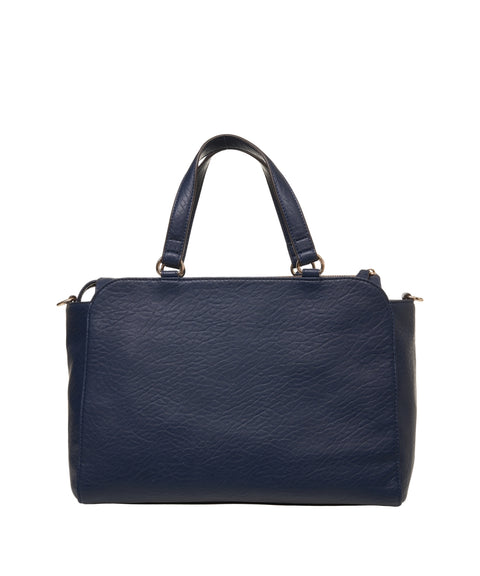 Borsa in ecopelle con stampa con logo