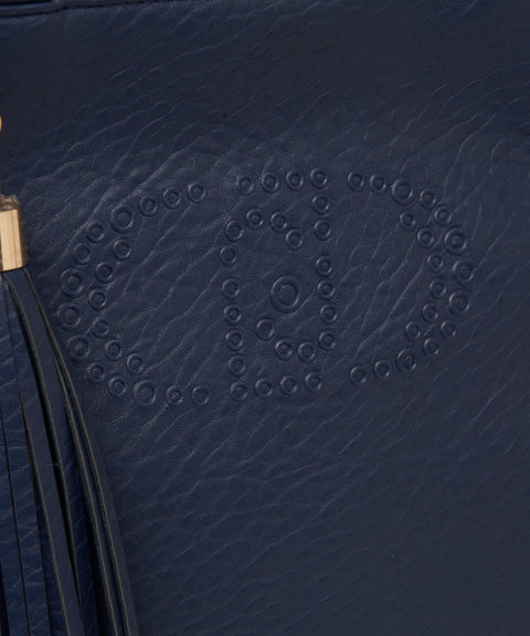 Borsa in ecopelle con stampa con logo