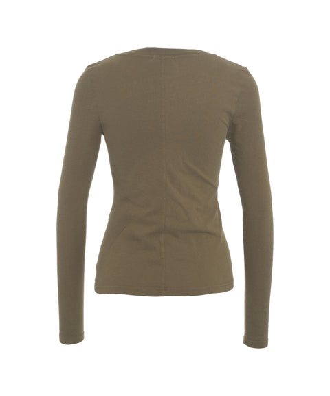 T-Shirt mit V-Ausschnitt