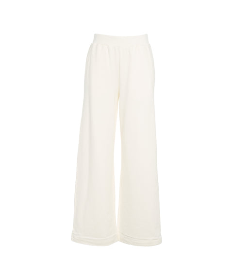 Pantaloni palazzo in maglia