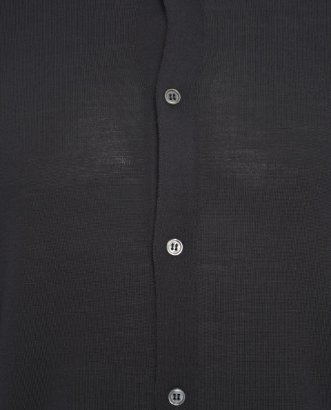 Knit virgin wool shirt