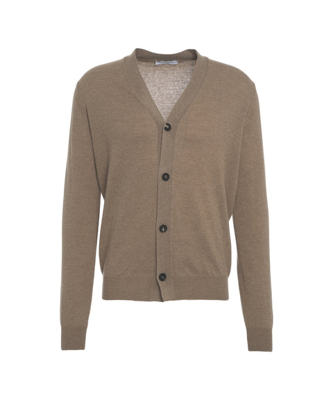 Cardigan with V-neck